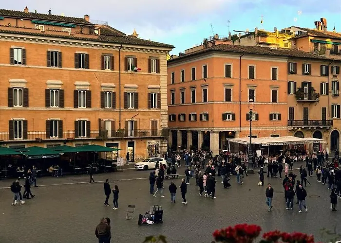 Cadensplace - Overlooking Piazza Navona By Dbalconycollection
